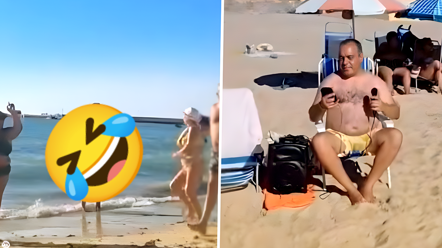 Inesperado show en la playa: un karaoke y una confesión que deja a todos boquiabiertos